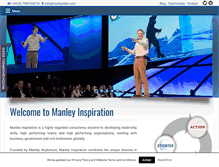 Tablet Screenshot of manleytalks.com